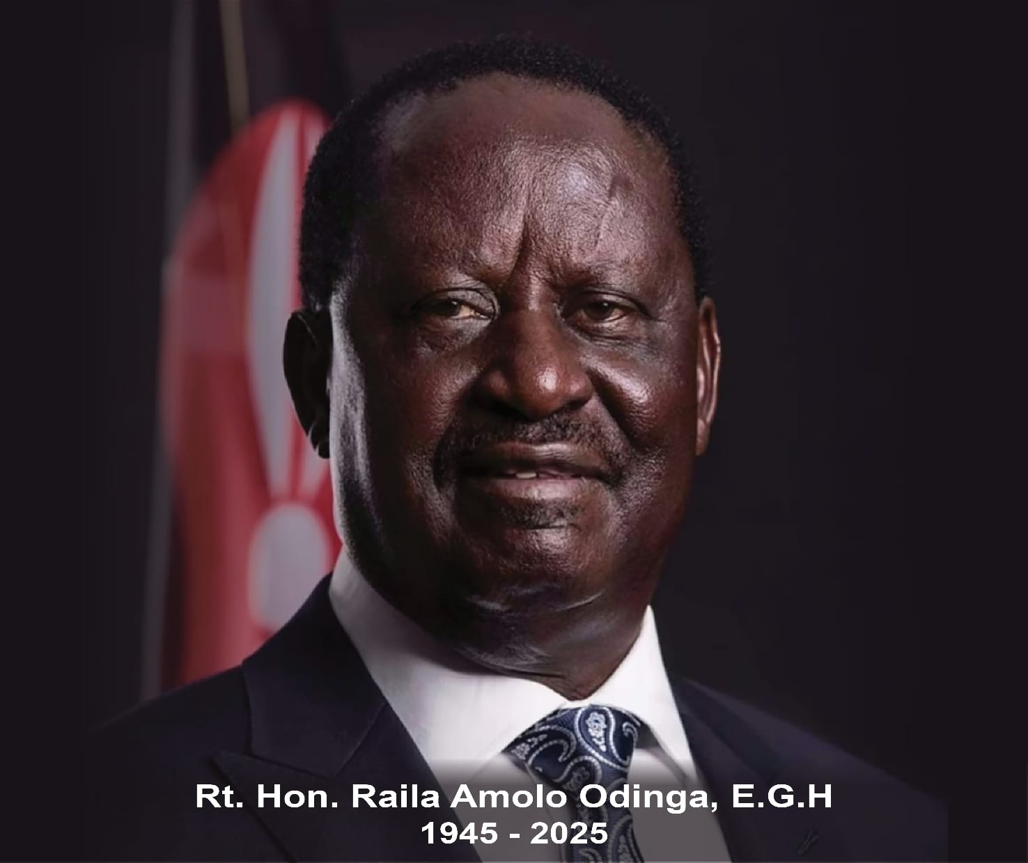Rt. Hon. Raila Amolo Odinga, E.G.H